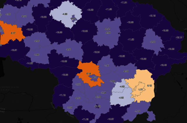 Paskelbė naują žemėlapį: kaip keisis gyventojų skaičius?