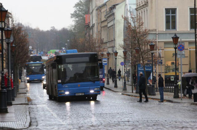 Per Naujuosius autobusai važiuos kitaip