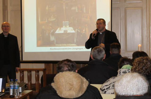 Priekulės liuteronų parapiją aplankė vyskupas Mindaugas Sabutis