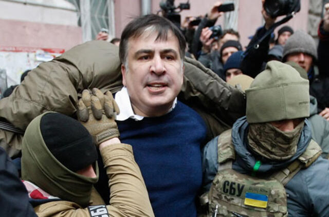 Savo bute Kijeve sulaikytas Michailas Saakašvilis