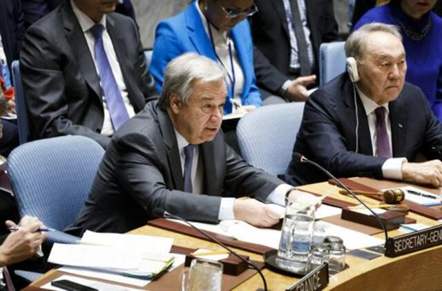 JT generalinis sekretorius reikalauja naujo tyrimo dėl cheminio ginklo atakų Sirijoje