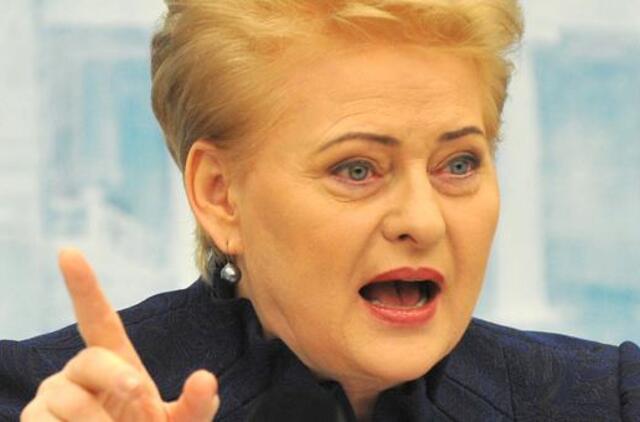 Prezidentė kritikuoja Seimo sprendimą sudaryti komisiją dėl LRT