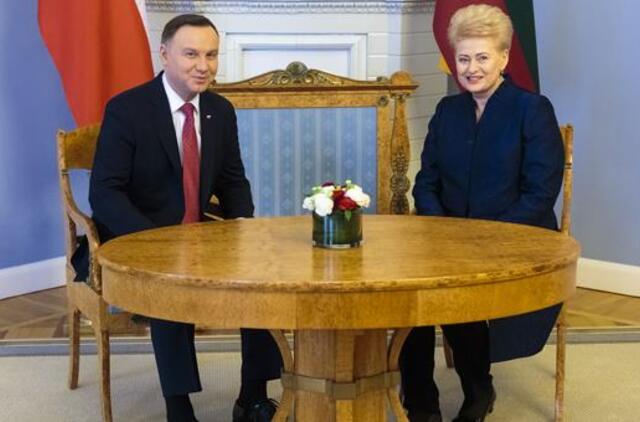 Dalia Grybauskaitė: nepalaikysime prievartinių metodų prieš Lenkiją