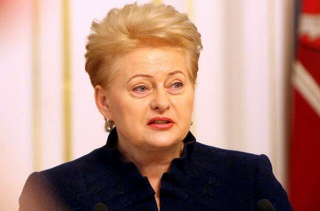 Dalia Grybauskaitė ragina Eimutį Misiūną rūpintis imigracijos iššūkiais, užuot „ieškojus kaltų“