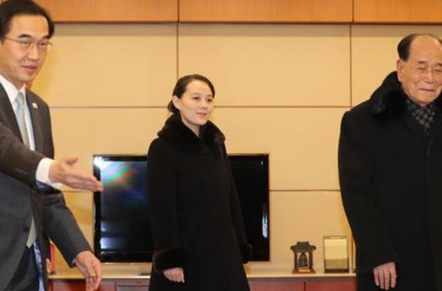 Šiaurės Korėjos pareigūnų delegacija atvyko į Pietų Korėją