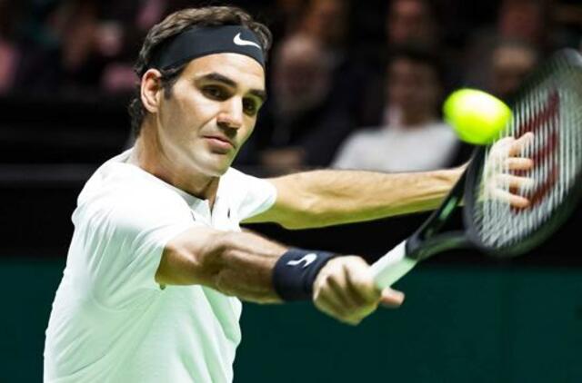 Šveicaras Rogeris Federeris taps vyriausiu tenisininku pirmoje ATP reitingo vietoje