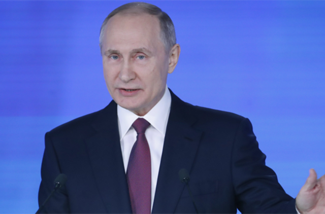 Galutiniai rezultatai: Vladimiras Putinas laimėjo rinkimus surinkęs 76,69 proc. balsų