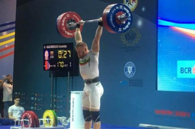 Irmantui Kačinskui Europos čempionate iki bronzos trūko 1 kg