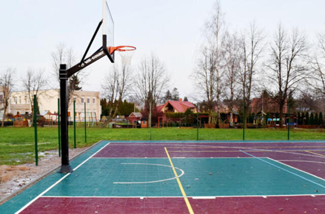 Klaipėdos rajone planuoja įrengti 9 sporto aikšteles