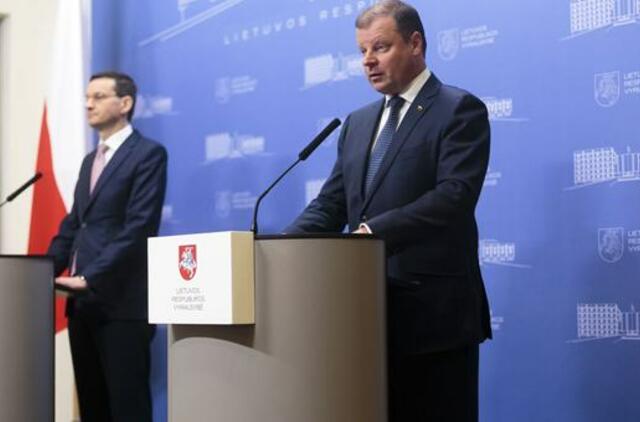 Saulius Skvernelis: vertiname Lenkijos poziciją nepirkti elektros iš Astravo AE