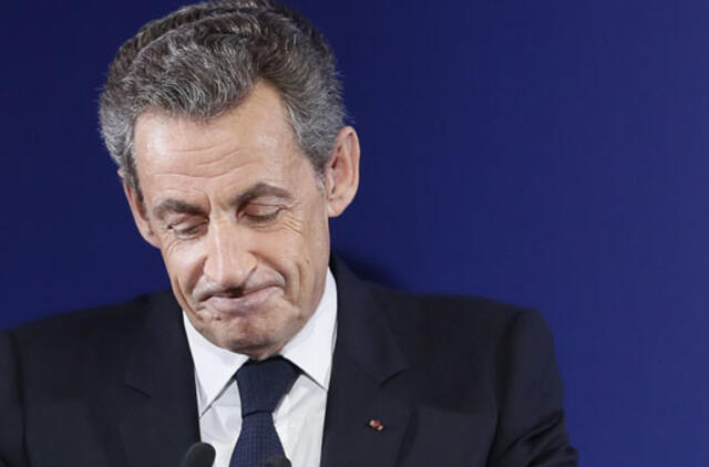 Sulaikytas buvęs Prancūzijos prezidentas Nicolas Sarcozy