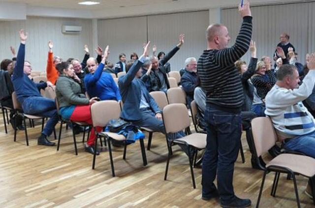 Tebeverda aistros dėl bendruomenių projektų