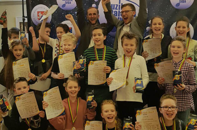Vaikų operos studijos auklėtiniams – pergalinga sėkmė „Muzikos talentų lygoje“