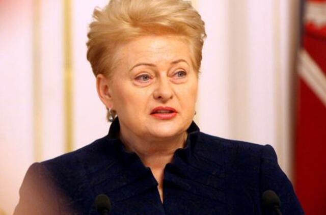 Dalia Grybauskaitė: Prancūzija supranta dėl agresyvių kaimynų kylančius iššūkius Lietuvai