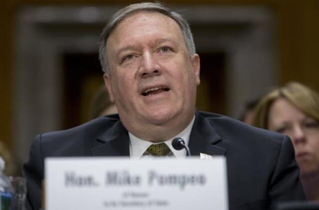 Pranešimai: CŽV vadovas Mike'as Pompeo buvo susitikęs su Šiaurės Korėjos lyderiu Kim Jong-unu