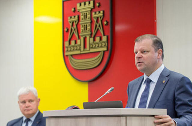 Vyriausybė siūlo miestui tapti uosto akcininku