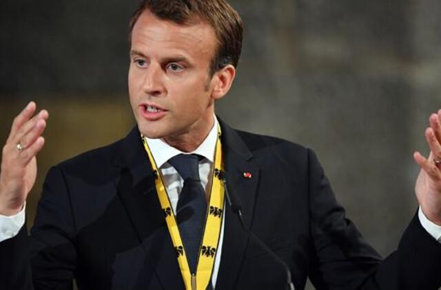 Emmanuelis Macronas Vokietijos kanclerei: nelaukite, Europos labui veikite jau dabar