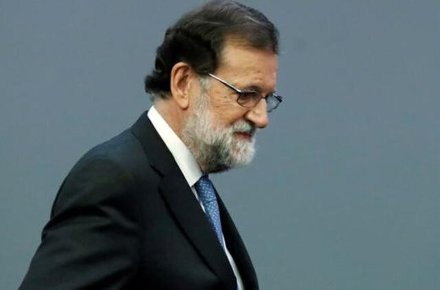 Ispanijoje didėja spaudimas premjerui Marianui Rajoy'ui