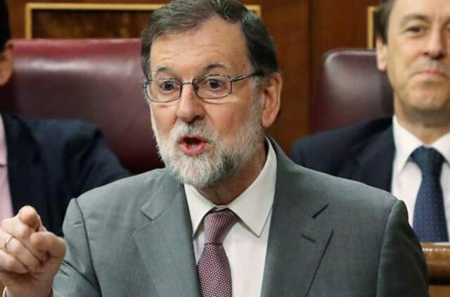 Ispanijos premjeras atmeta atsistatydinimo galimybę