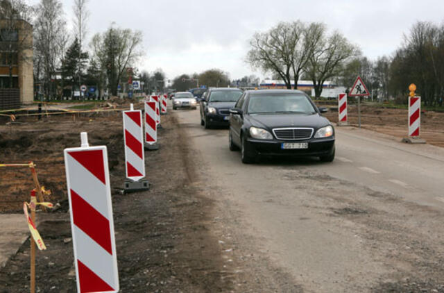 Kelio į Palangą rekonstrukcija vyksta pagal planą