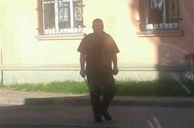 Klaipėdoje keistas vyras baugina gyventojus
