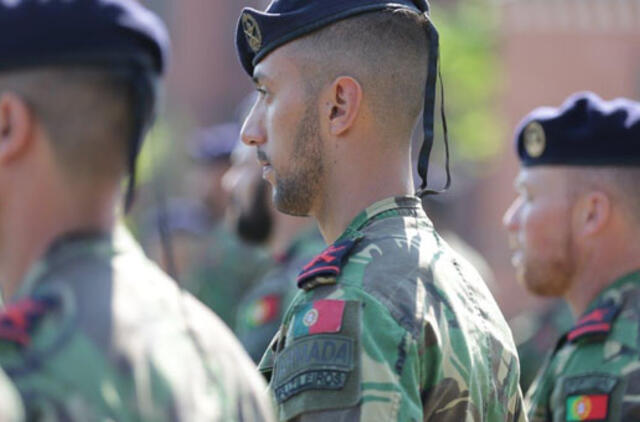 Klaipėdoje sutikti Portugalijos kariai