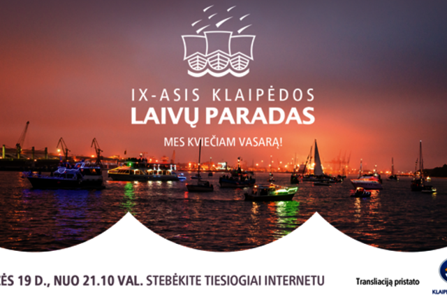 Laivų paradą stebėkite tiesiogiai internetu