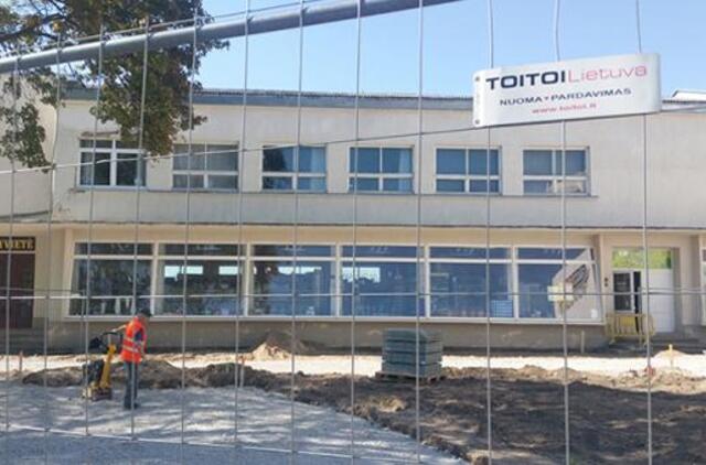 Lėta skvero rekonstrukcija – smūgis verslininkams