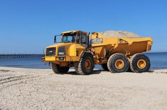 Palangos pliažas bus atstatomas tik gavus pinigų