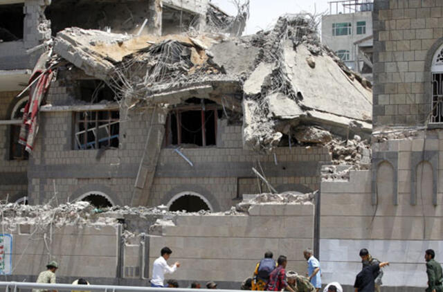 Per Saudo Arabijos antskrydžius Jemeno sostinėje žuvo šeši žmonės