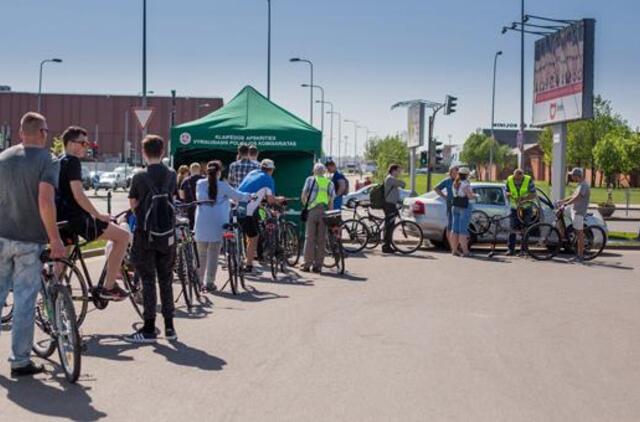 Policijoje įregistruotos dar septynios dešimtys dviračių