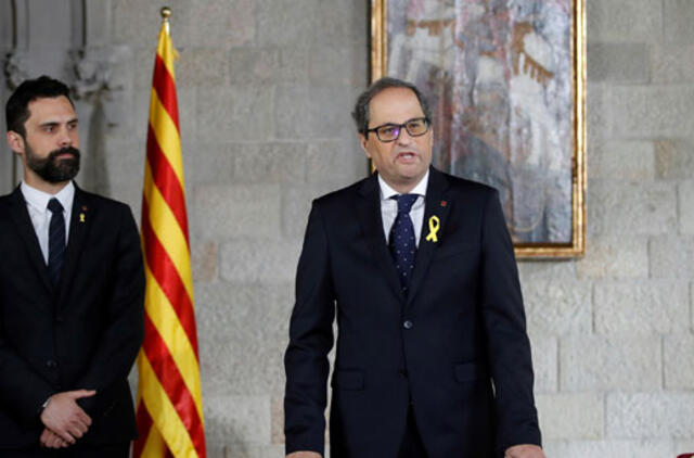 Prisaikdintas naujasis Katalonijos regiono prezidentas