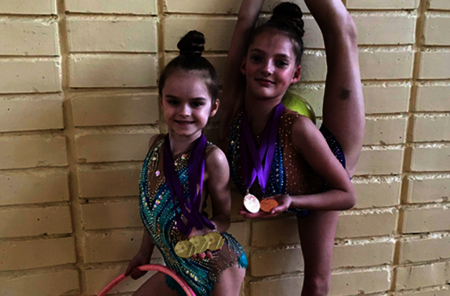 „Viesulo” sporto centro gimnastės varžėsi Ukrainoje
