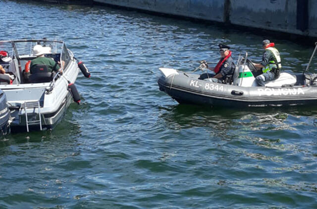 Jūrų uosto policija tikrino laivavedžius