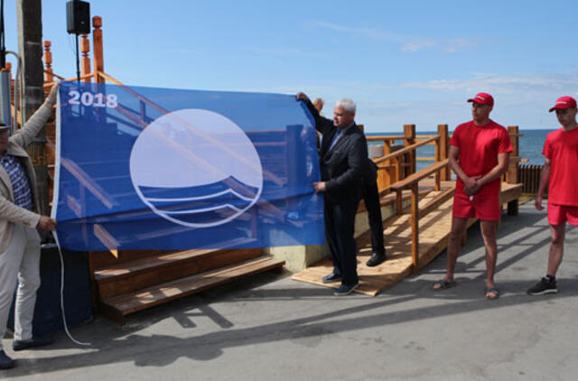 Klaipėdos paplūdimiams - Mėlynosios vėliavos