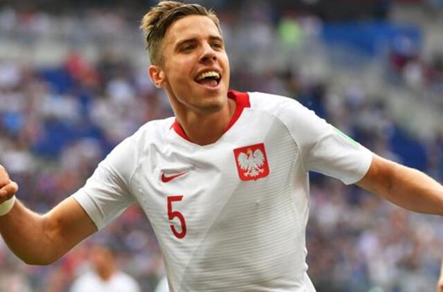 Lenkijos futbolininkai pasirodymą pasaulio čempionate baigė pergale prieš japonus