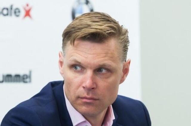 Lietuvos futbolo rinktinės treneris E.Jankauskas: buvo geros rungtynės su stipriu varžovu
