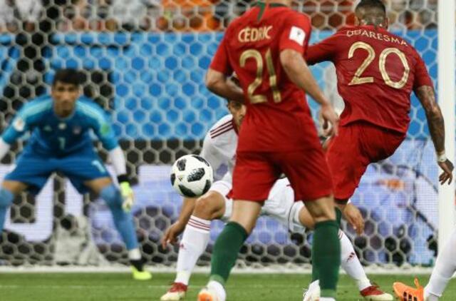 Portugalija ir Ispanija iškovojo kelialapius į aštuntfinalį