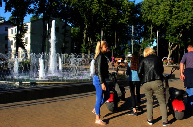 Už poros minučių pramogą turistai negaili 3 eurų