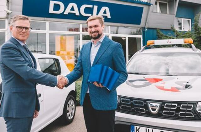 „G4S“ įsigijo šimtąjį „Dacia“ automobilį