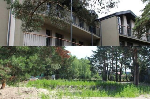 Šalia vilos Palangoje pastatytas daugiabutis išnyko