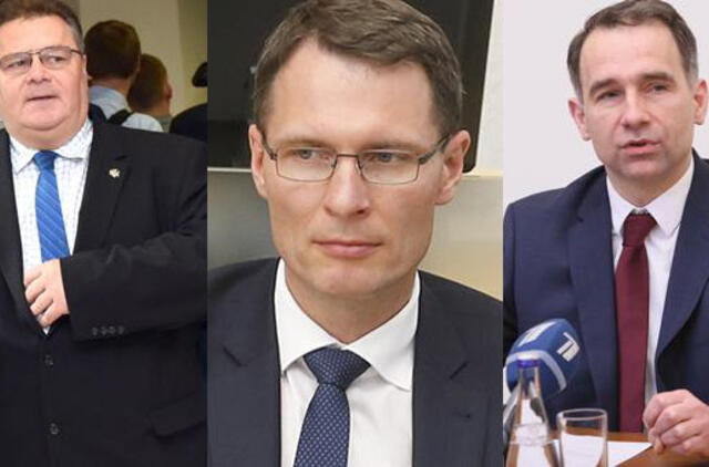 Turtingiausi ministrai – L. Linkevičius, E. Jankevičius, R. Masiulis