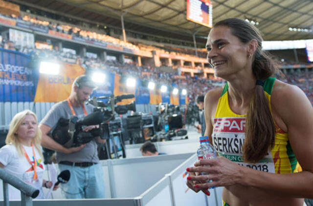 Bėgikė A. Šerkšnienė Europos čempionate užėmė šeštąją vietą