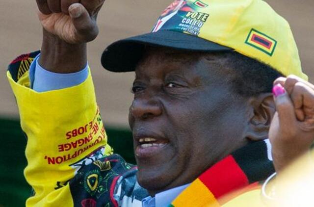 Emmersonas Mnangagwa laimėjo Zimbabvės prezidento rinkimus