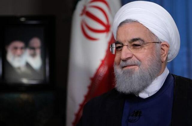 Irano prezidentas pasmerkė „psichologinį JAV karą“