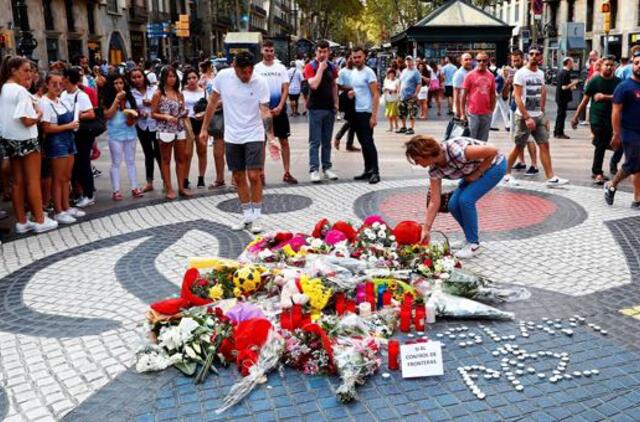 Ispanija mini pirmąsias kruvino išpuolio Barselonoje metines