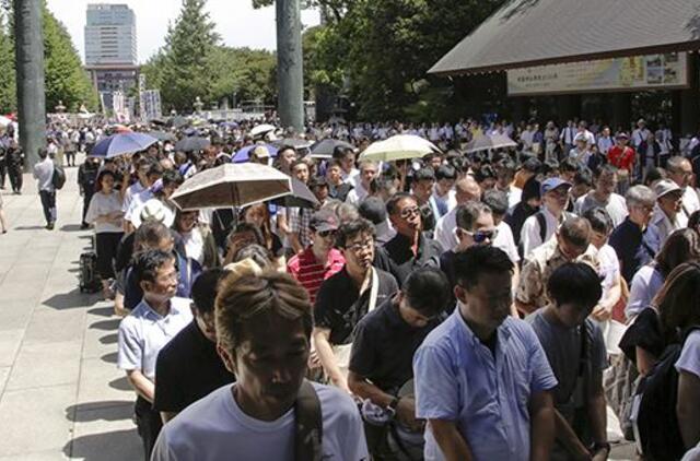 Japonija mini 73-iąsias Antrojo pasaulinio karo pabaigos metines