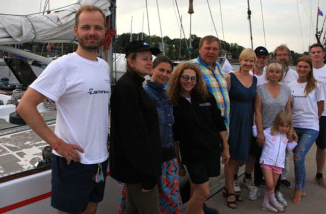Klaipėdiečiai kviečiami pasitikti grįžtančią jachtą „Lietuva“
