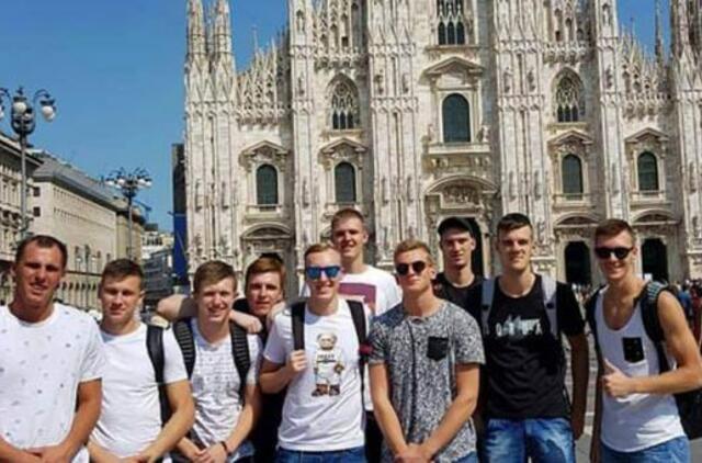 Klaipėdiečiai Milane kovojo prieš NCAA gigantus