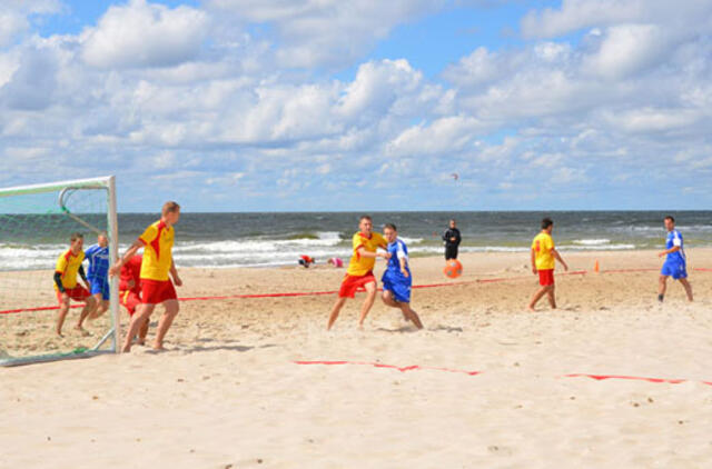 Paplūdimio futbolo taurę iškovojo „Audra“